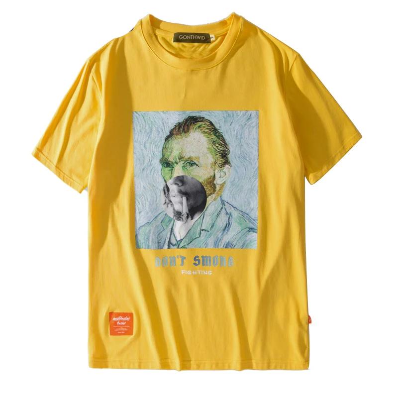 Smoking Van Gogh T-Shirt