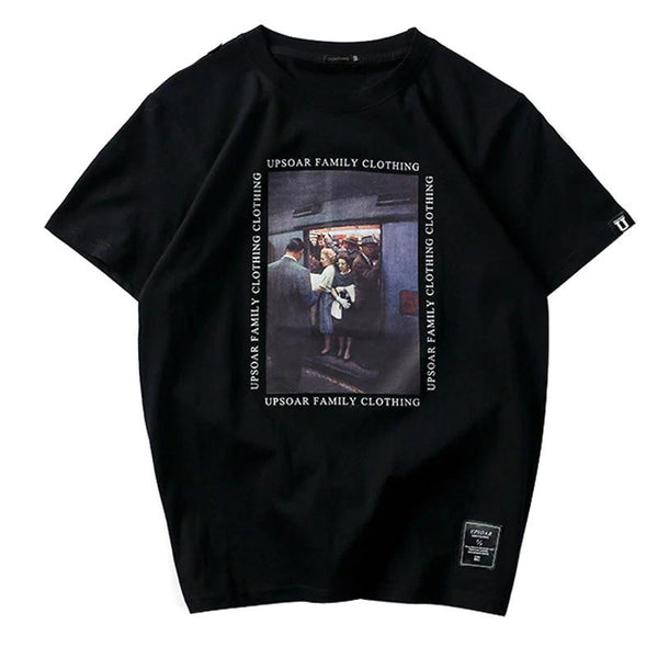 Vintage Painting Printed T-Shirt